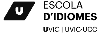 logotipus Escola d'idiomes Uvic-UCC