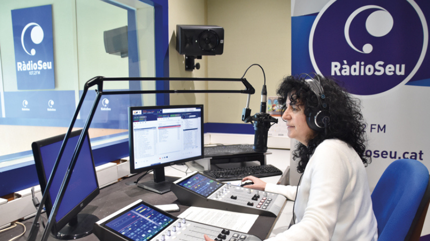Marta Pujantell, directora de Ràdio Seu, que el 2024 va coorganitzar la primera jornada "Ruralisme i Mitjans de Comunicació".