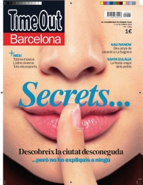 Portada d'un exemplar de Time Out Barcelona