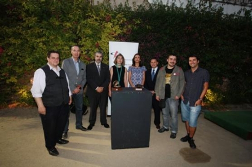 Tots els finalistes a les Petxines, amb la presidenta de la Demarcació, Sara Sans. FOTO: PERE TODA