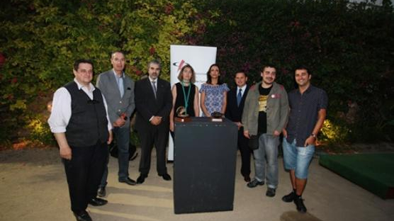 Tots els finalistes a les Petxines, amb la presidenta de la Demarcació, Sara Sans. FOTO: PERE TODA