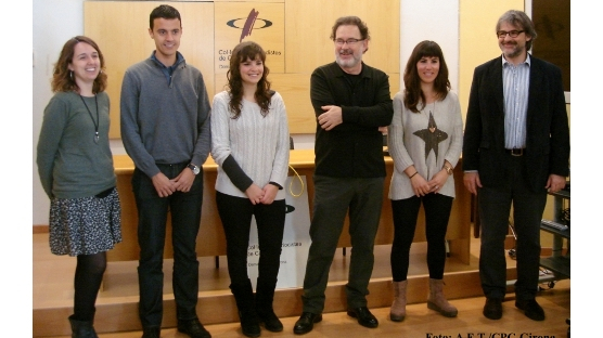 La nova Junta de Girona:Sílvia Planas, Xevi Masachs, Laura Fanals, Joan Ventura, Tania Tapia i Jaume Serra.