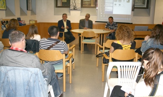 La xerrada es va fer a la Biblioteca Ramon Vinyes i Cluet