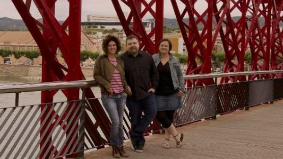 L'equp de Terres de l'Ebre: Anna Zaera, Robert Roig i Neus Barberà