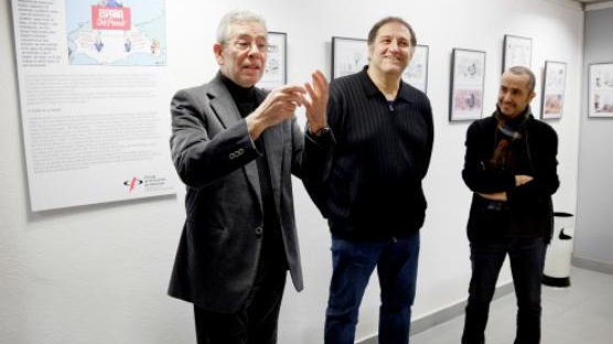 D'esquerra a dreta, Gonçal Mazcuñán, Manel Fontdevila i Jaume Capdevila, Kap