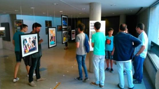 Perspectiva de la sala que acull l'exposició