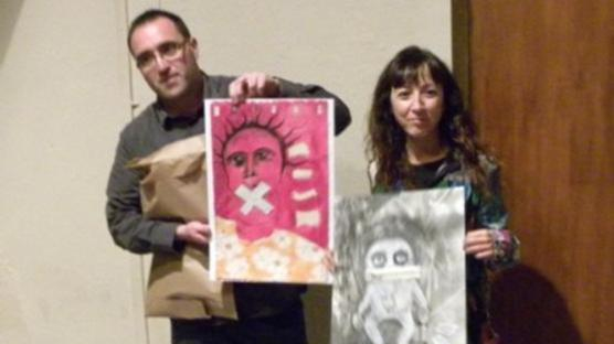 Dos dels tres guanyadors de l'any passat, Sílvia Berbís i Jordi Marsal.