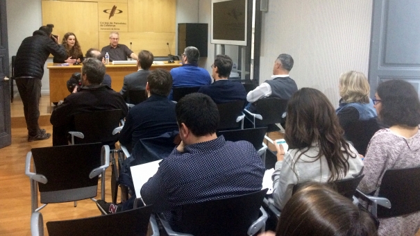 anals i Salvador Alsius, en la presentació del nou Codi Deontològic a Girona