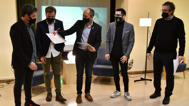 Acte de lliurament del VIII Premi Josep Maria Planes.