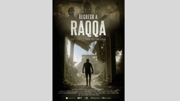 El cartell de "Retorn a Raqqa"