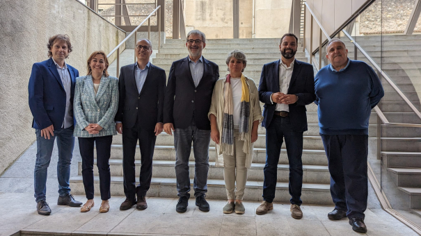 Marc Riera, Sílvia Paneque, Lluís Martí, Jaume Serra, Cristina Andreu, Quim Ayats i Jordi Grau. 