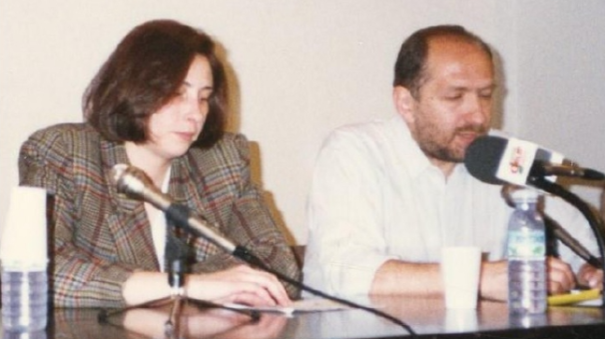 Dina i Boban Minic, al cap de poc d'arribar a l'Escala.