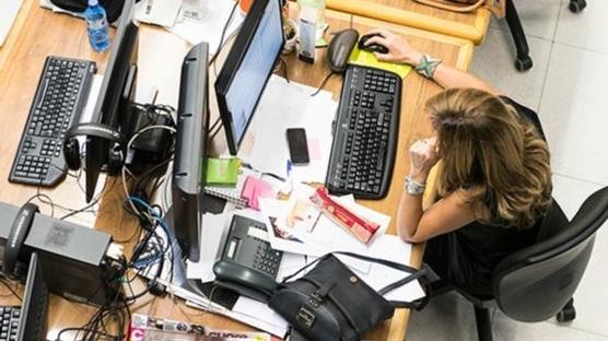 Imatge de la redacció d'El Periódico de Catalunya