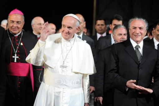 El Papa Francesc durant una visita a Rio de Janeiro (Foto: Tania Rego /ABr)