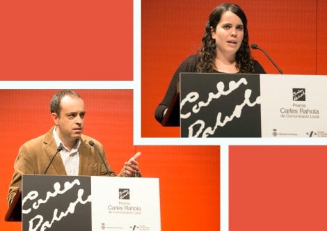 Carles Ribera i Laura Teixidor. Foto: Martí Artalejo. 