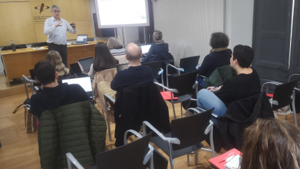 El darrer curs que s'ha fet a Girona, al gener. 
