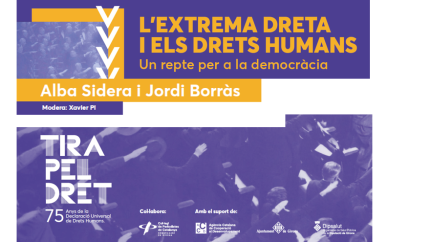 La conversa s'emmarca en la celebració dels 75 anys de la Declaració Universal dels Drets Humans.