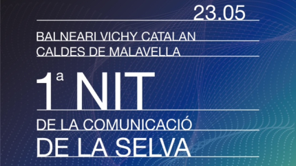 Cartell de la I Nit de la Comunicació de la Selva