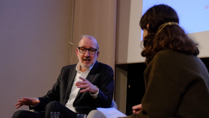 Antoni Bassas, en la conversa amb Laura Fanals.