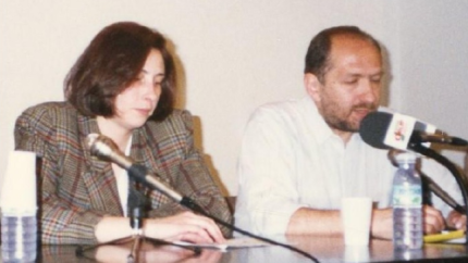 Dina i Boban Minic, al cap de poc d'arribar a l'Escala.