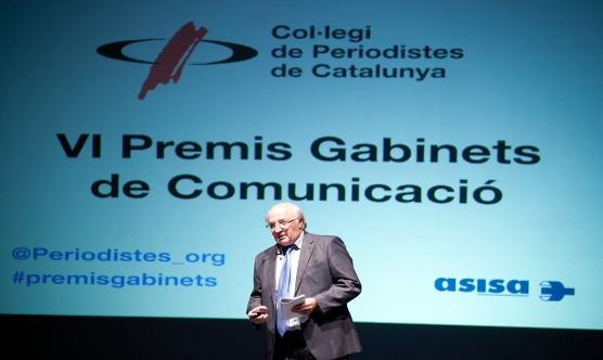 Josep Moya-Angeler va intervenir amb una ponència sobre comunicació. 