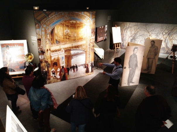 Vista de l'interior de l'exposició al Museu de Lleida