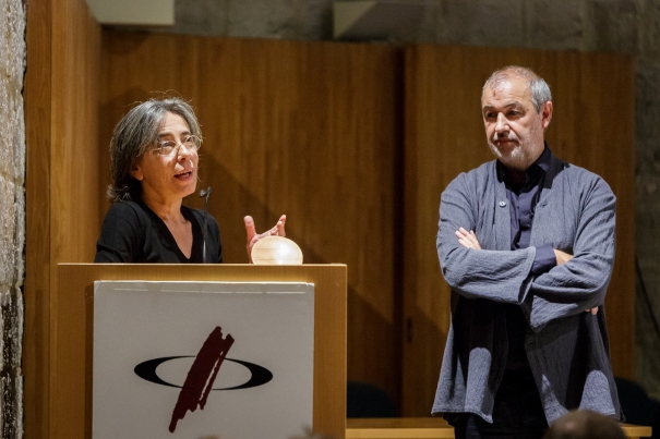 Carme Pigem i Ramon Vilalta van recollir el guardó.