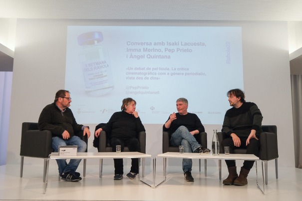 "Un debat depel·lícula", conversa amb Isaki Lacuesta, Imma Merino, Pep Prieto i Àngel Quintana. 