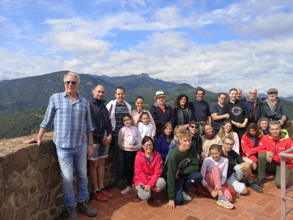 Foto de grup dels participants en l'activitat. 