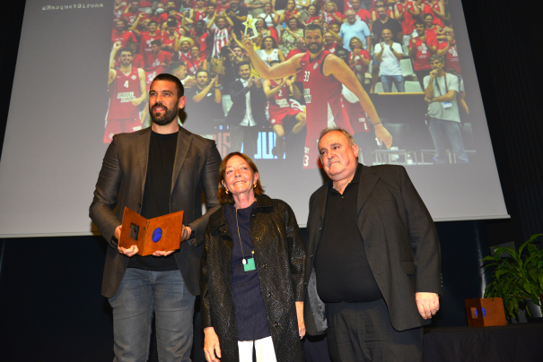 Marc Gasol, Rosa Gil i Jordi Grau