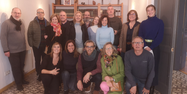 Tercera foto de grup de la II Trobada de Nadal de Periodistes de Girona.