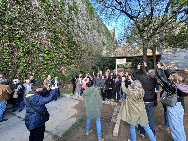 Inauguració de la plaça dedicada a Narcís-Jordi Aragó.