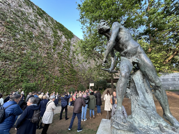 Inauguració de la plaça dedicada a Narcís-Jordi Aragó.