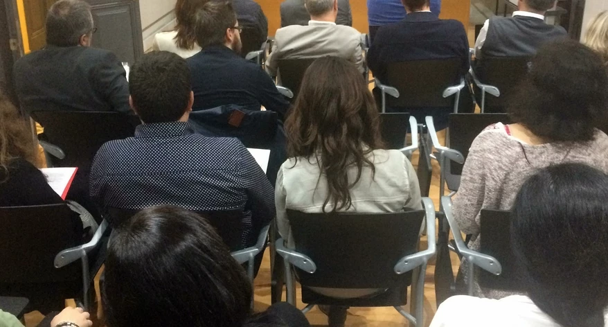 Alsius, durant la seva xerrada.