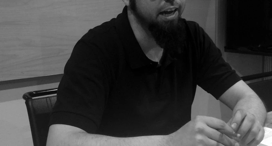 Albert Caballero, co-comissari de la mostra "APA i la Gran Guerra".