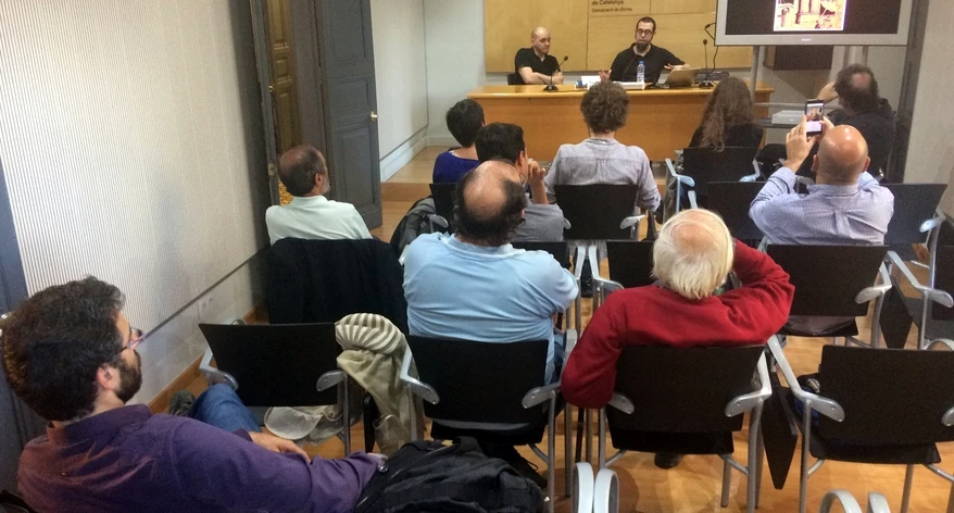 La sala Miquel Diumé va acollir la conferència.