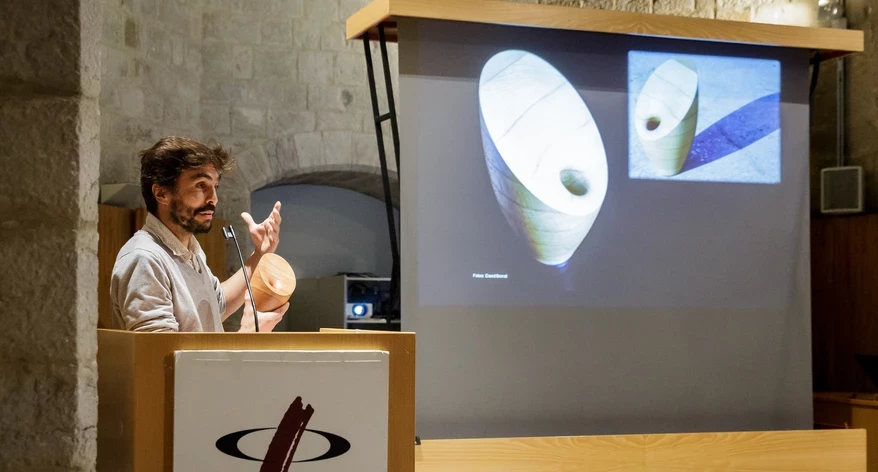 L'autor de les Mosques 2017, Víctor Masferrer. L'autor de les Mosques 2017, Víctor Masferrer.