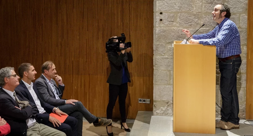 En Salvador Garcia-Arbós va parlar de la trajectòria d'en Nisso. En Salvador Garcia-Arbós va parlar de la trajectòria d'en Nisso.