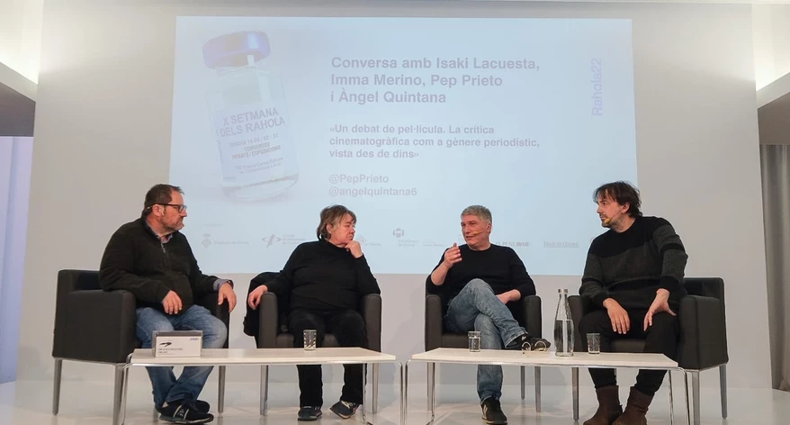 "Un debat depel·lícula", conversa amb Isaki Lacuesta, Imma Merino, Pep Prieto i Àngel Quintana. 
