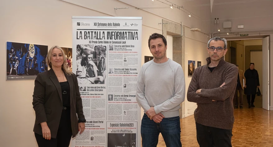 Mar Bosch, Bernat Armangué i Jordi Ribot.