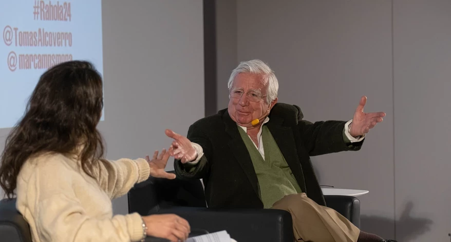 Alcoverro, en la conversa amb Mar Camps. 