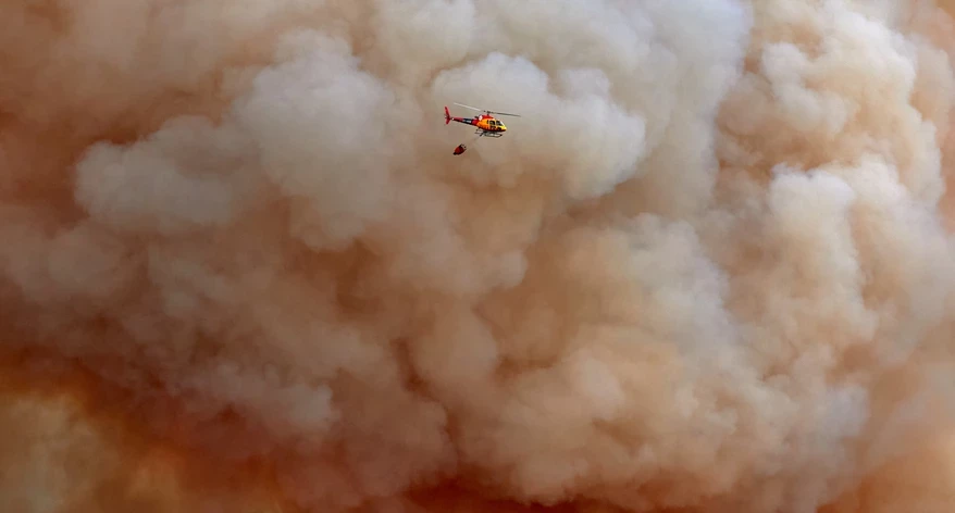 Incendi forestal al massís del Montgrí Incendi forestal al massís del Montgrí