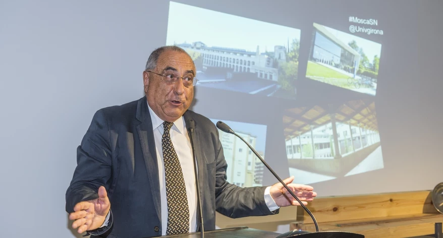 Joaquim Nadal va desgranar la història de la UdG, Mosca de Sant Narcís.