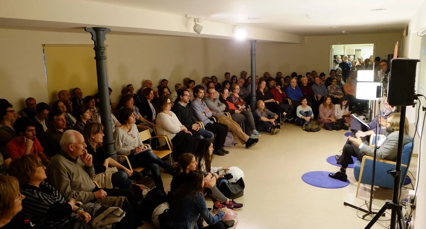 La sala d'actes del Casino es va omplir a vessar.