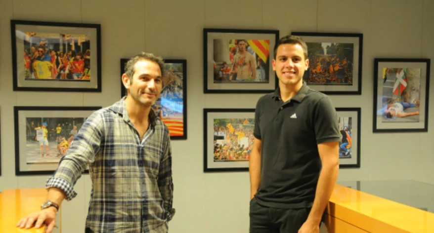 Sergi Ferrés (a la dreta) i Nofre Pasqual