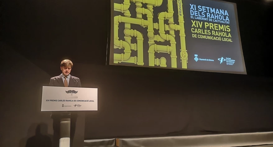 Marc Giró va conduir l'acte.