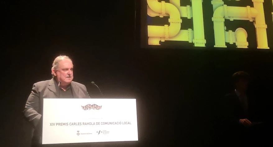 Jordi Grau, president de la Demarcació de Girona del Col·legi de Periodistes.