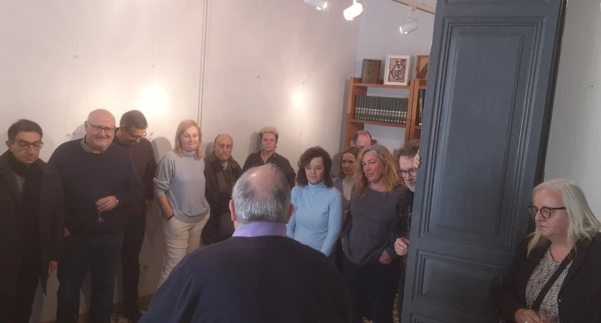 El president, Jordi Grau, durant el seu breu discurs