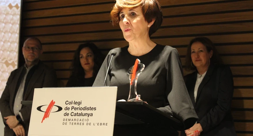 Lluïsa Bertomeu. Homenatjada IV Nit de la Comunicació. 2023