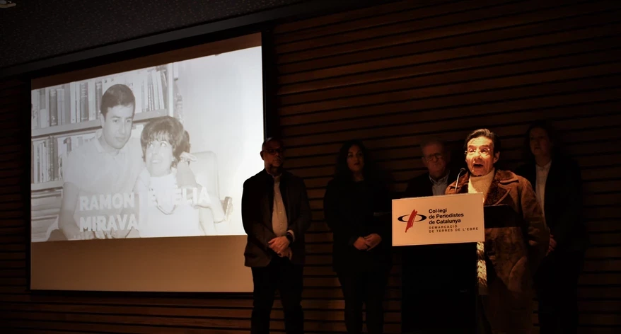 Ramon i Emèlia Miravall. Homenatjats IV Nit de la Comunicació. 2023